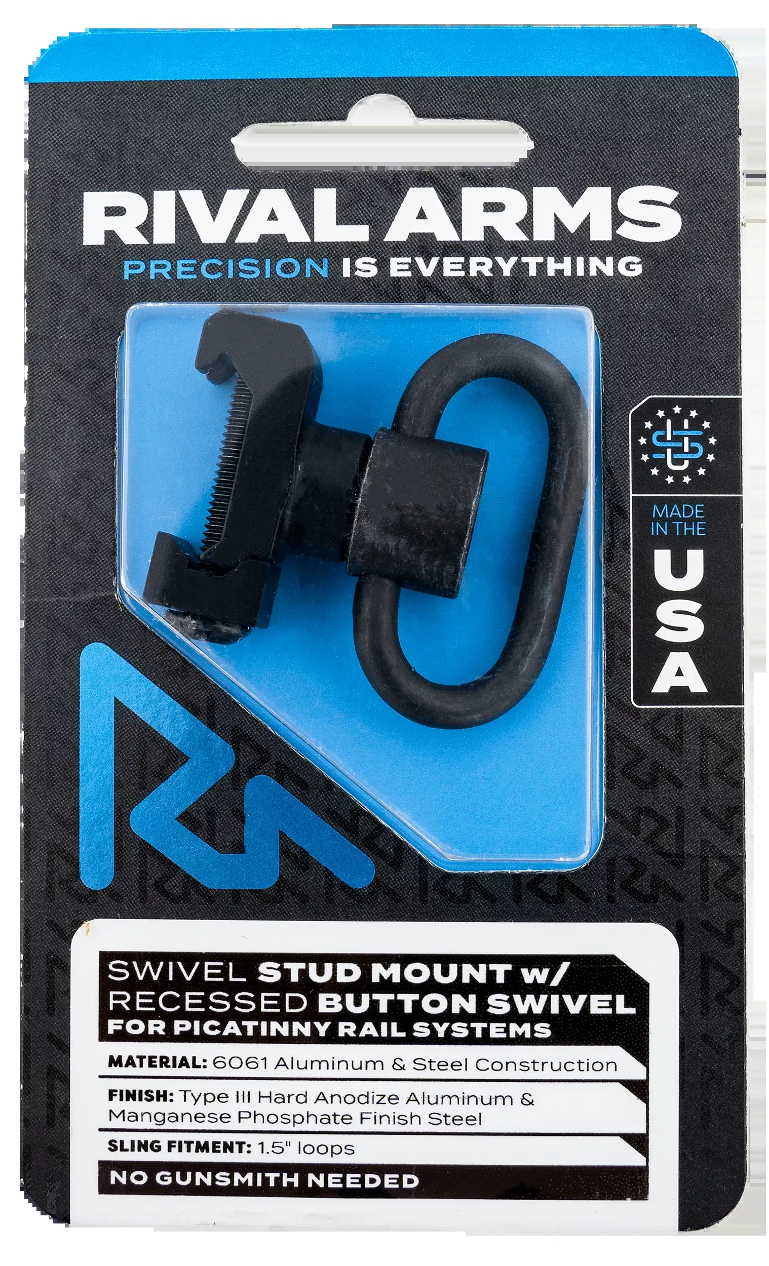 Rival Arms Swivel Stud Mount, Rival Ra-ra92p2a Picatinny Mnt Qd Fl Swivel Pk