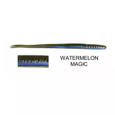 ROBOWORM FAT STRAIGHT TAIL WORM Watermelon Magic 6"