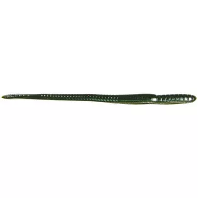 Roboworm Straight Tail Worm Soft Plastic Worm 8 pack Green Neon Pumpkin 7"