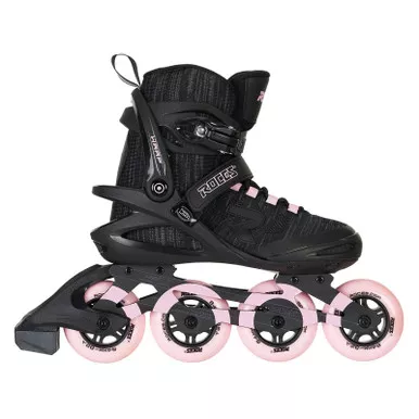 ROCES Women's Warp Thread TIF Black/Pink Inline Skates (WARP-400876-00001)