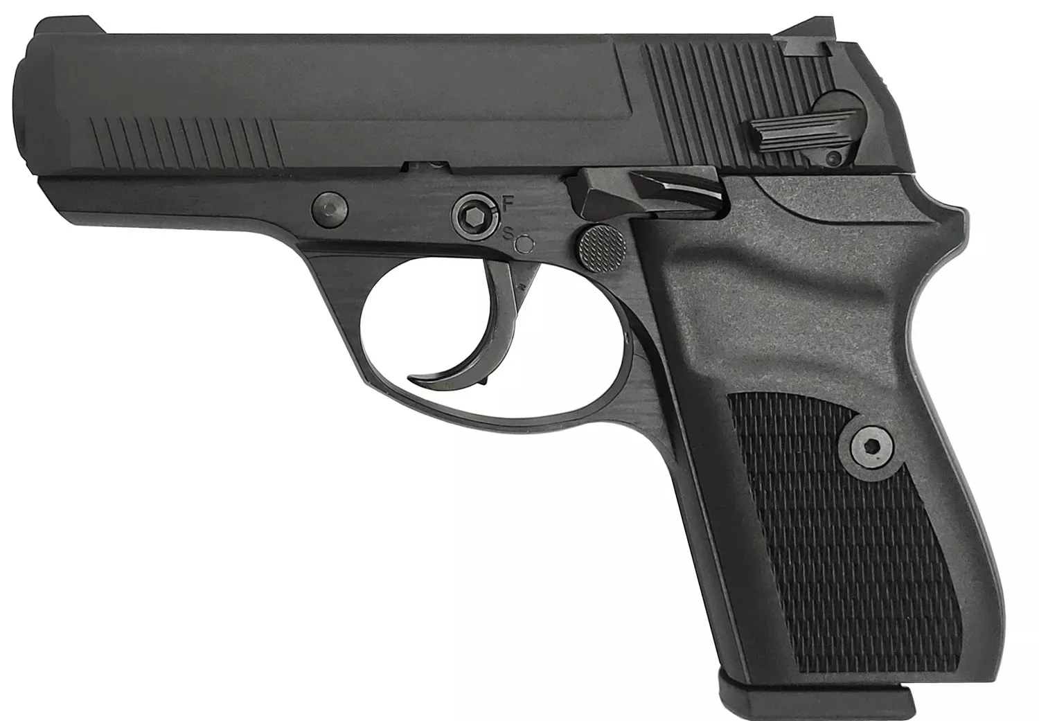 Rock Island LI380 Compact .380ACP 8+1 3.55" All-Steel Construction Fixed Sights Thumb Safety Black Finish DA/SA