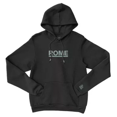 ROME Basic Black Hoodie (RO.26.82.HOOD.BK)