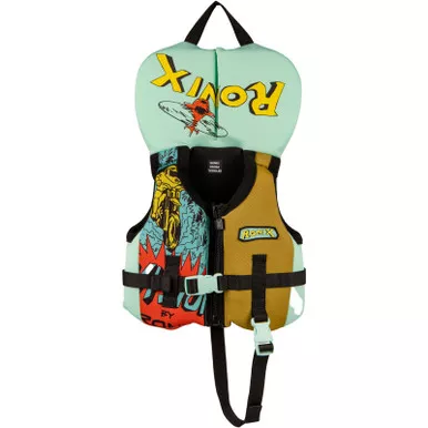 RONIX Boy's Vision L70 Blue/Yellow CGA Life Vest, Infant/Toddler (254043)