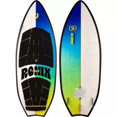 RONIX Brightside Standard Core Aquarium Purple/Blue Wakesurf Board w/ Straps