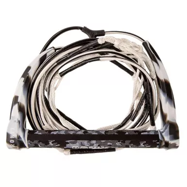 RONIX Recon 11in Handle with 30ft 7-Sect. Snow Camo Surf Rope (256145)