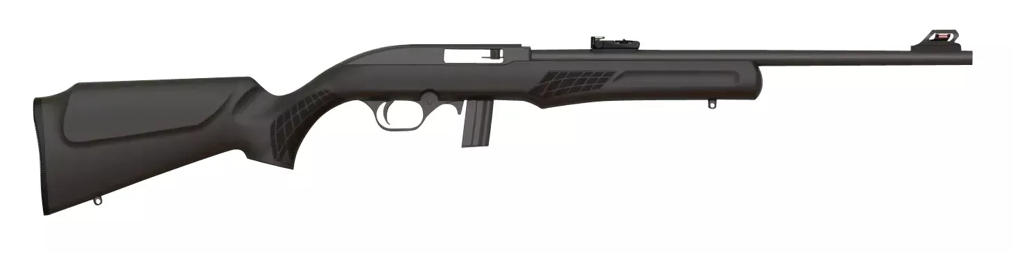 Rossi RS22 22LR Semi-Auto 18" Threaded Barrel 10+1 Black Syn Stock RS22L1811TH