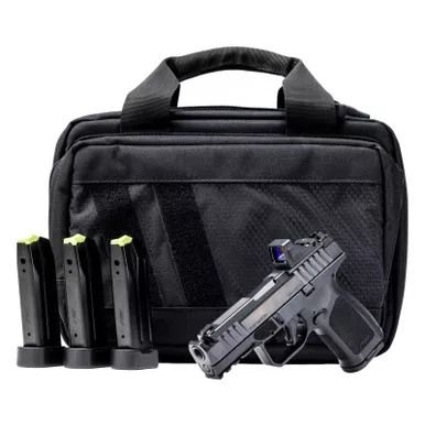 Rost Martin RM1C Compensated Black 9mm 4" Barrel 15/17 Round Package