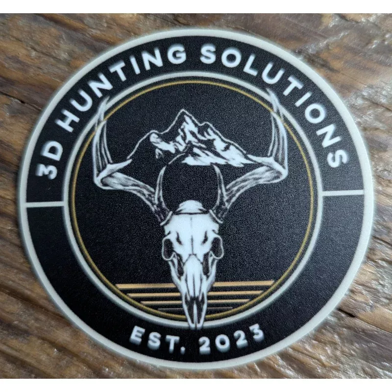 Round 3DHS Stickers|2″ x 2″&2.5″ x 2.5″