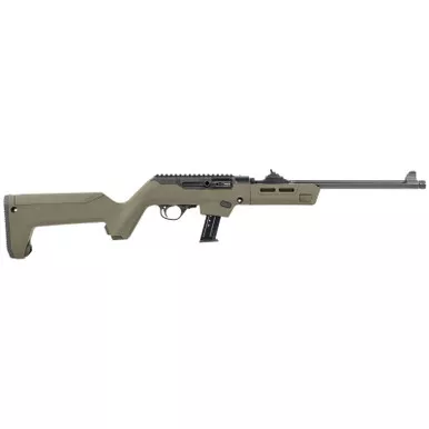 Ruger 19131 PC Carbine Takedown 9mm Luger 17+1 16.10" Threaded/Fluted Barrel, Type III Hard Coat Anodized Aluminum Alloy Receiver, OD Green Magpul PC Backpacker Stock, Optics Ready