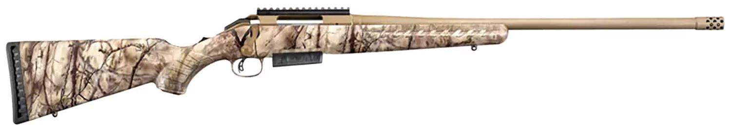 Ruger American 7mm PRC 3+1 Rd 24″ Threaded Burnt Bronze Cerakote Barrel/Rec Rifle 36948
