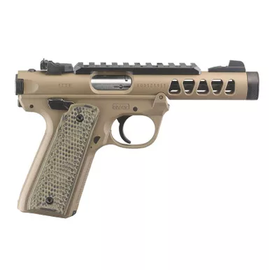 Ruger Mark IV 22/45 4.4" Barrel Lite Flat Dark Earth Cerakote 10+1 Round
