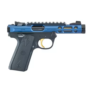 Ruger Mark IV 22/45 LITE 22LR 4.4" Semi Auto Cobaly Kinetic Slate Blue
