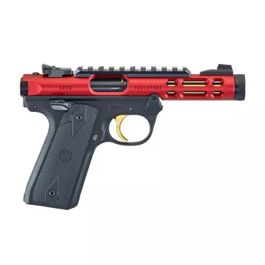 Ruger Mark IV 22/45 LITE 22LR 4.4" Semi Auto Cobaly Kinetic Slate Red