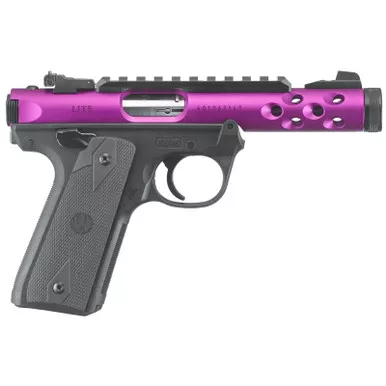 Ruger Mark IV 22/45 Lite 22LR Magenta Anodized with Threaded Barrel