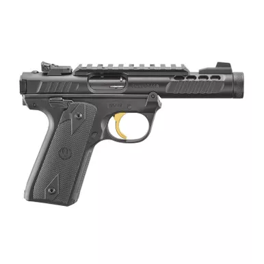 Ruger Mark IV22/45 Lite .22 LR 4.4" Barrel 10 Rnd Black Gold Trigger
