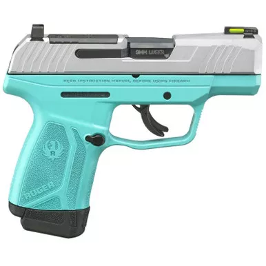 Ruger MAX-9 Alum/Turquoise 9mm 3.2" 10+1