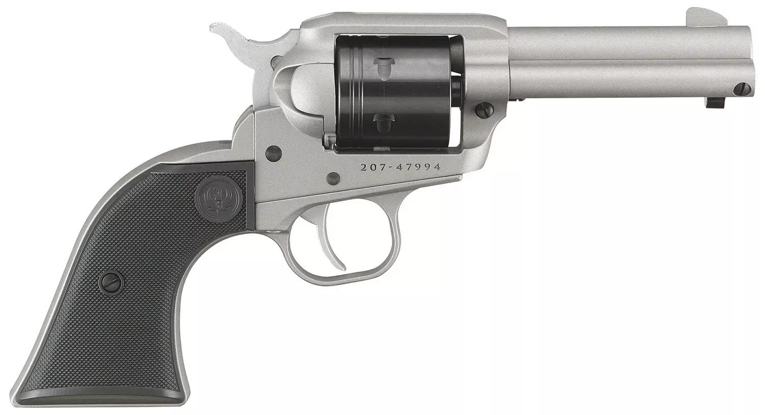 Ruger Wrangler .22LR 6Rd 3.75″ Alum Frame Transfer Bar Safety Silver SAO 2053