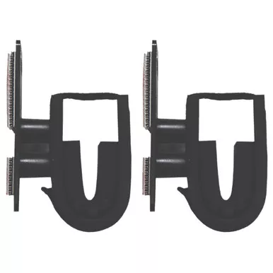 RUGGED GEAR Dual Lock Black Metal Gun Mount (10030)
