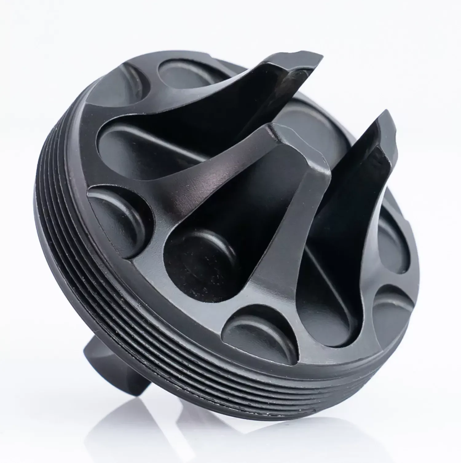 Rugged Suppressors Flash Hider Front Cap 7.62mm, Black Steel for Some Rugged Suppressors