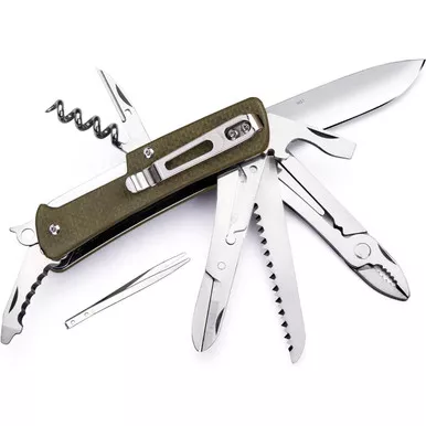 RUIKE M Multifunctional G10 Green Knife (M51-G)