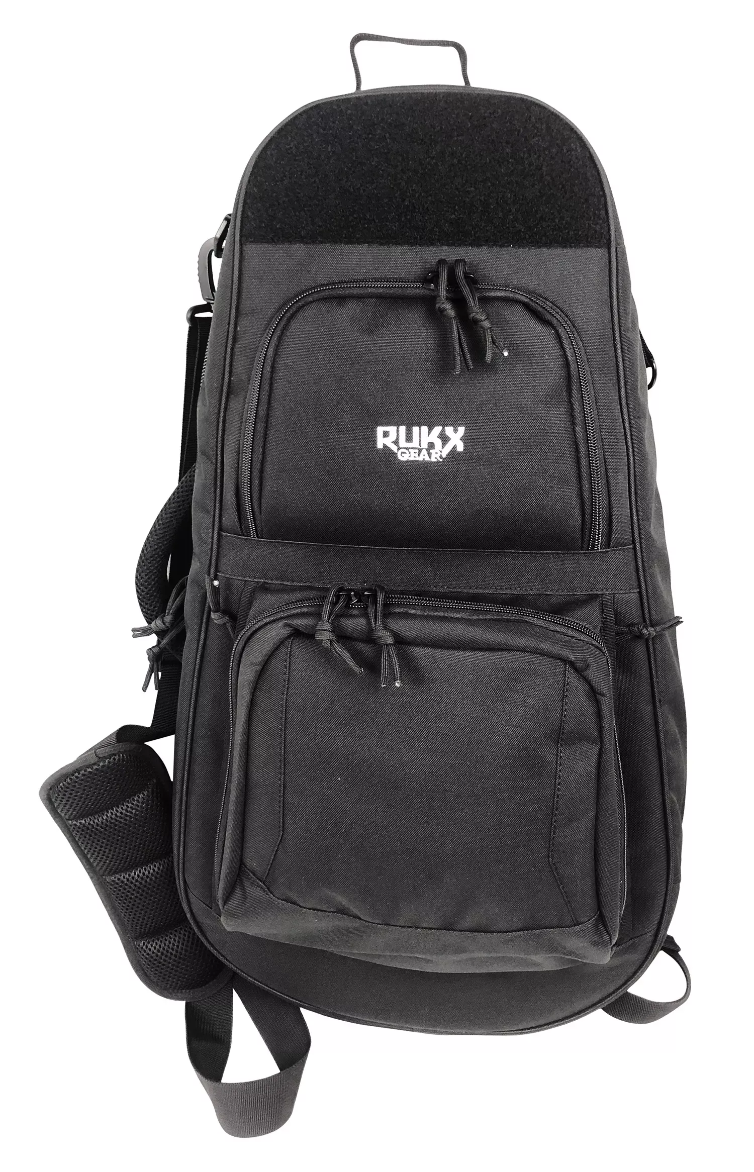 Rukx Gear Discrete AR-Pistol Backpack Water Resistant Black 600D Polyester with Elastic Keeper Strap Ends & Detachable Buckles 13.70 x 4.70″ x 25.50″ Exterior Dimensions”