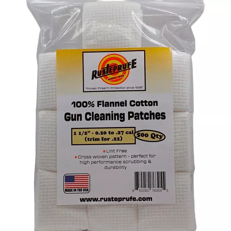Rusteprufe 1.5 Flannel Cotton Cross Woven Patches 500ct