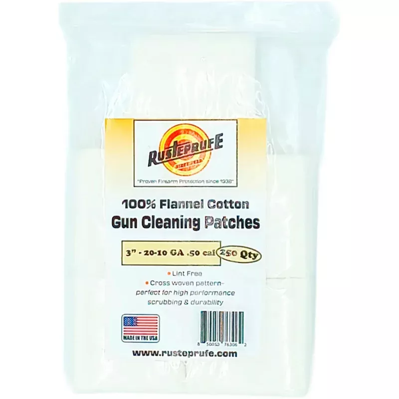 Rusteprufe 3 Flannel Cotton Cross Woven Patches 250ct