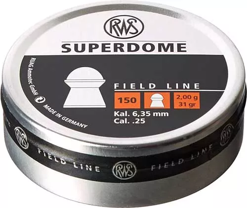 Rws Pellets .25 Superdome – 31 Grain Field 150-pack