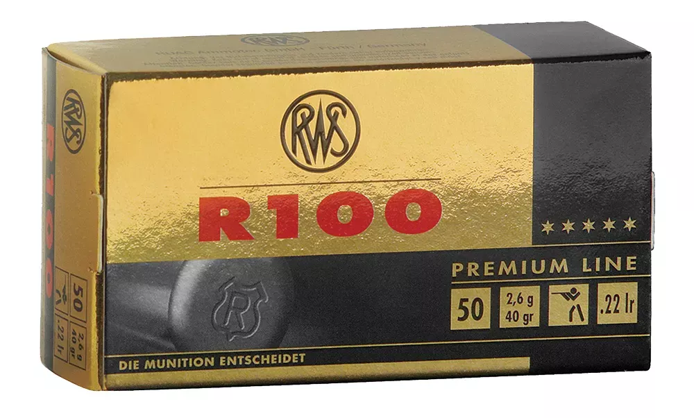 RWS/Umarex R100 Premium Line 22 LR 40 Gr. Lead Round Nose 50/Box