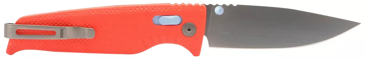 S.O.G Altair XR 3.20″ Folding Plain Bead Blasted Cryo CPM 154 SS Blade Canyon Red w/ Stone Blue Accents GRN Handle