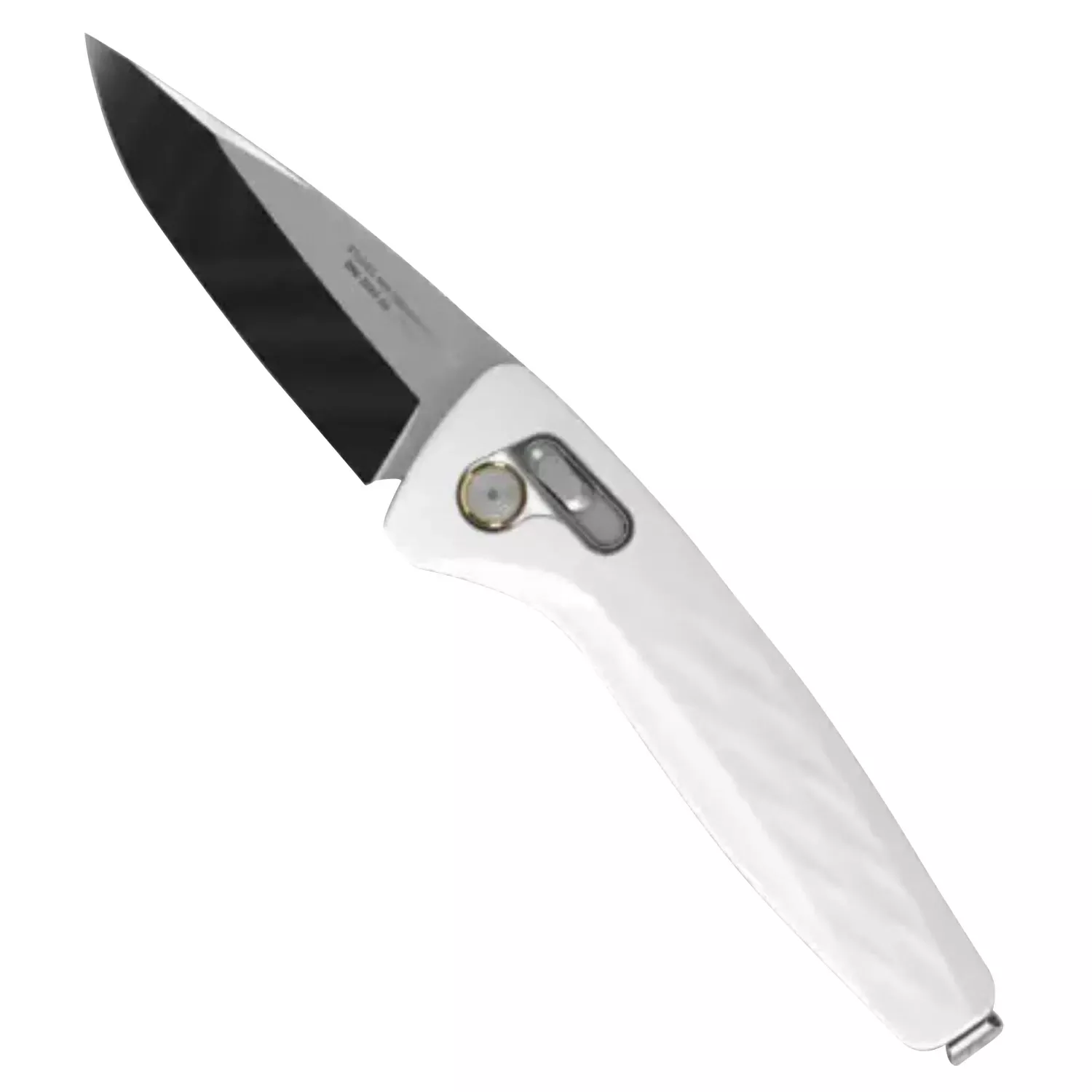 S.O.G One-Zero XR 3.10″ Folding Plain Black Chrome Cryo CPM Steel Blade White Sculpted Aluminum Handle