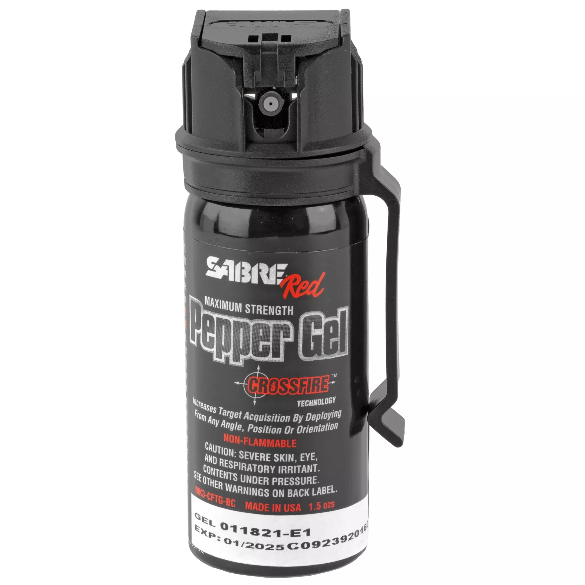 Sabre Crossfire Pppr Gel W/clp 1.8oz