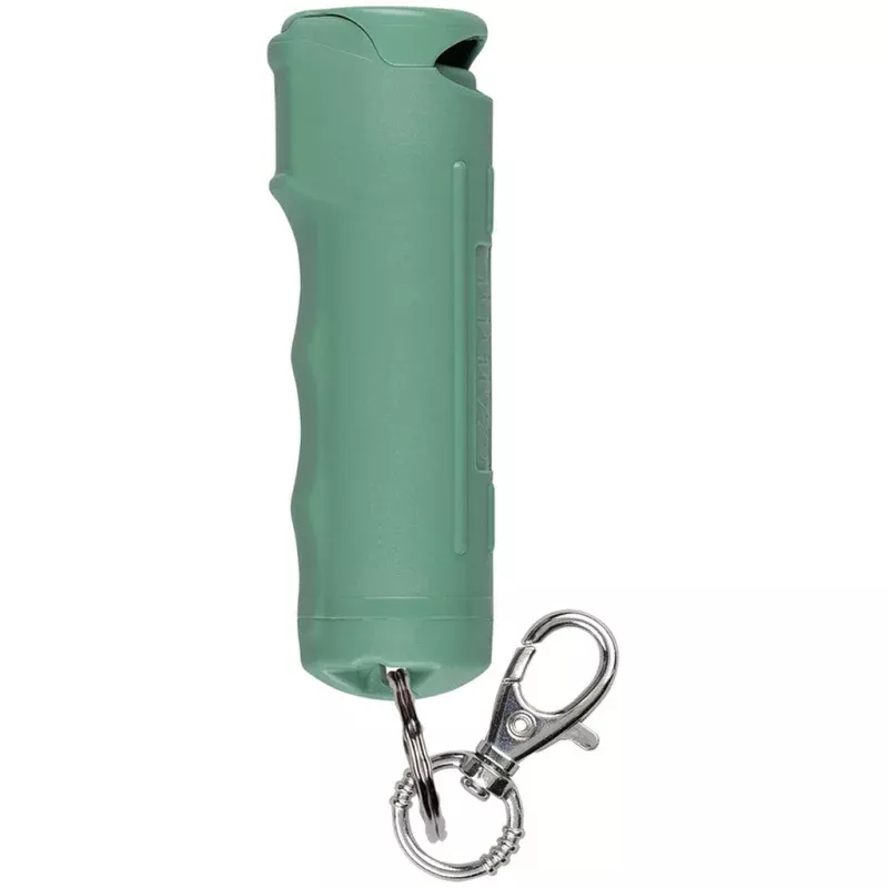 Sabre Sage Green Fast Flip Top Pepper Gel with Snap Clip