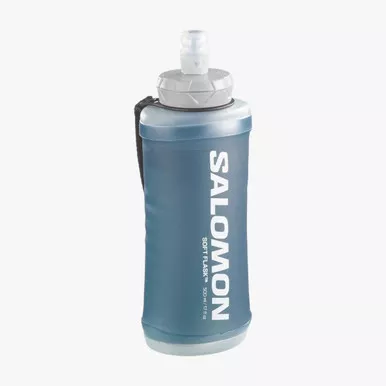 SALOMON Unisex Active Handheld Bottle, Color: Black/Slate Grey (LC1928600)