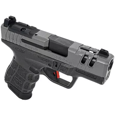SAR USA SAR9SCG2PT SAR9 SC Gen2 Sub-Compact Frame 9mm Luger 15+1 3.30" Black Steel Barrel, Platinum Cerakote Steel Optic Ready/Ported/Serrated Slide, Black Polymer Frame, Black Polymer Grip