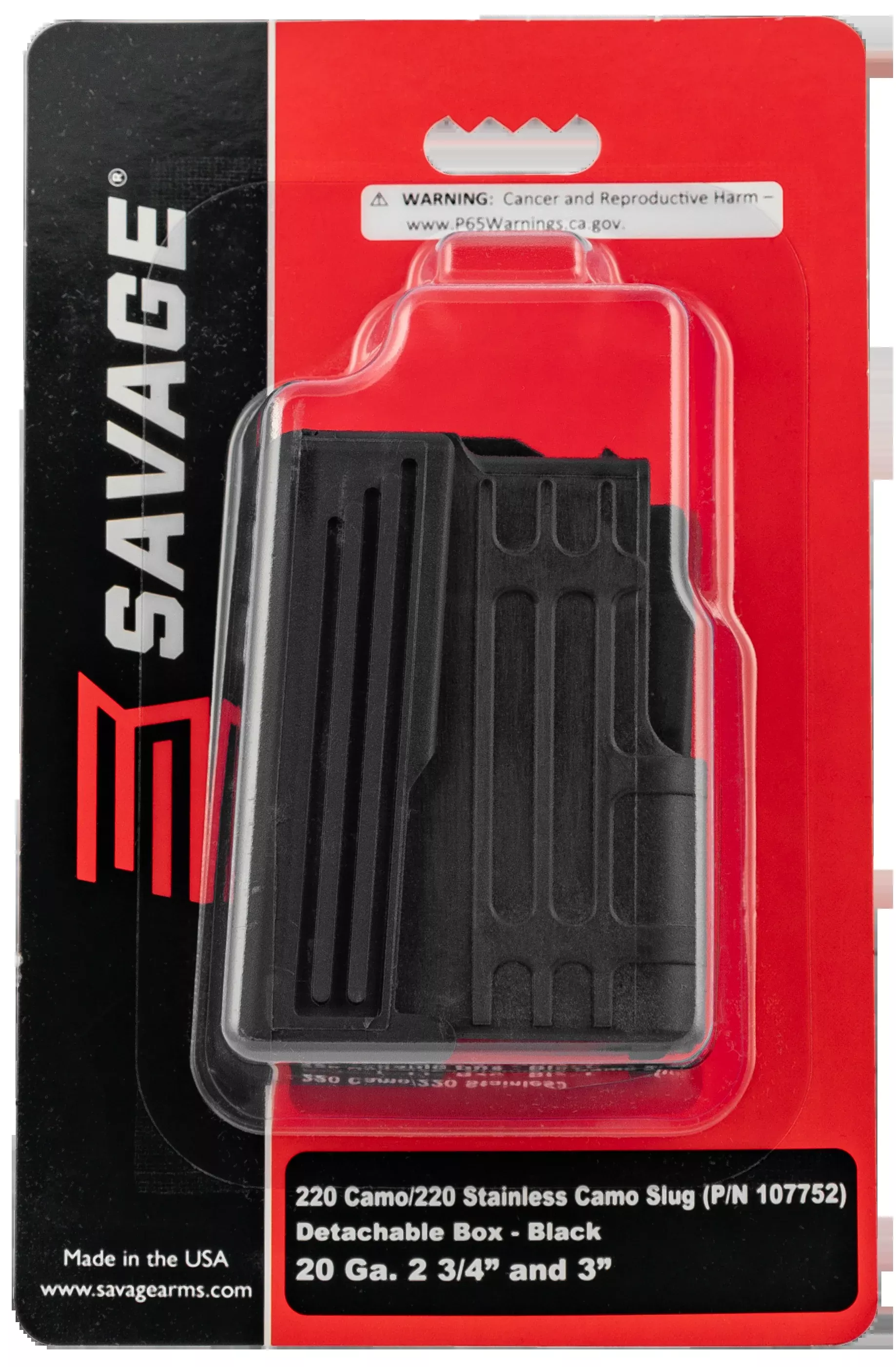 Savage 220 Magazine 20 Ga. 2 Rd.