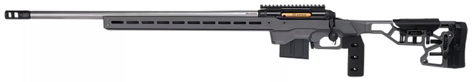 Savage Arms 110 Elite Precision Left Hand Rifle 6mm CM 10+1 26″ Adjustable Aluminum Chassis Black/Gray 57704