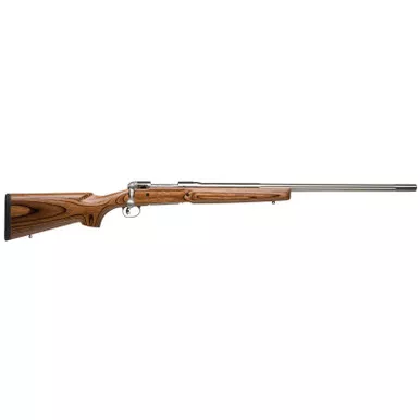 Savage Arms 18464 12 Varminter Low Profile 223 Rem 4+1 Cap 26" 1:7" Matte Stainless Rec/Barrel Satin Brown Stock Right Hand (Full Size) with Detachable Box Magazine