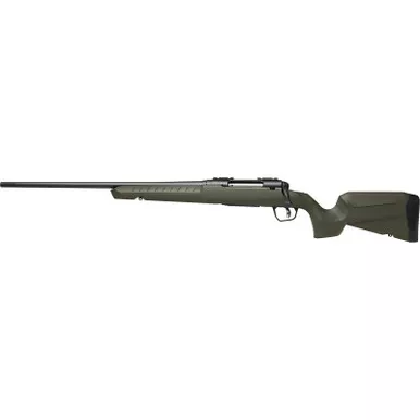Savage Arms 32131 Axis 2 Compact 308 Win 4+1 20" Matte Black Heavy Sporter Barrel, Matte Black Drilled & Tapped Carbon Steel Receiver, Fixed OD Green Synthetic Stock, Left Hand