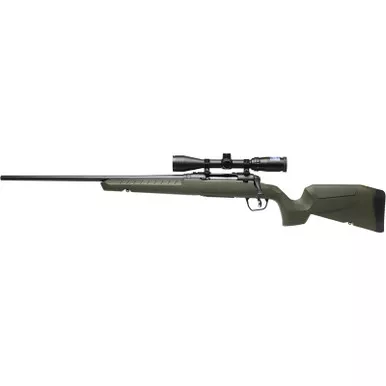 Savage Arms 32186 Axis 2 XP Combo Full Size 7mm-08 Rem 4+1 22" Black Sporter Barrel, Black Carbon Steel Receiver Drilled & Tapped, OD Green Fixed Synthetic Stock, Weaver 3-9x40mm Scope, Left Hand