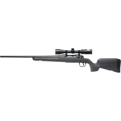 Savage Arms 32250 Axis 2 XP Combo Compact 243 Win 4+1 20" Matte Black Heavy Sporter Barrel & Drilled & Tapped Carbon Steel Receiver, Fixed Matte Gray Synthetic Stock, Left Hand, Boresighted 3-9x40mm