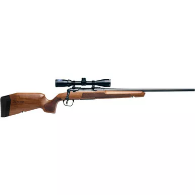 Savage Arms 32267 Axis 2 XP Combo 30-06 Springfield 4+1 22" Matte Black Sporter Barrel & Drilled & Tapped Carbon Steel Receiver, Ergonomic Hardwood Stock, Right Hand, Weaver 3-9x40mm Scope