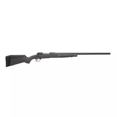 Savage Arms 57067 110 Varmint Full Size 22-250 Rem 4+1 26" Matte Black Button-Rifled Barrel, Matte Black Drilled & Tapped Carbon Steel Receiver, Adj AccuStock Matte Gray Synthetic Stock, Right Hand