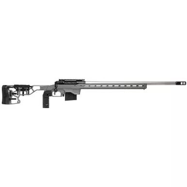 Savage Arms 57556 110 Elite Precision 308 Win 10+1 26" Matte Stainless, Matte Black Rec, Gray Cerakote Adjustable MDT ACC Aluminum Chassis Stock
