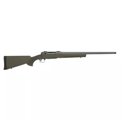 Savage Arms 58038 110 Trail Hunter 30-06 Springfield 4+1 22" Threaded/Medium Heavy Profile, Tungsten Gray Cerakote Barrel/Rec, OD Green Hogue Overmold Stock, Adj. AccuTrigger, Weaver Base