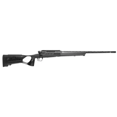 Savage Arms 58105 Impulse KLYM 6.5 PRC 2+1 24" Carbon Fiber Threaded Barrel, Black Aluminum Receiver w/Picatinny Rail, Black Custom by FBT Synthetic Stock, Ambidextrous
