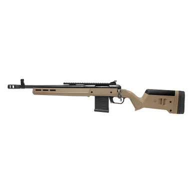 Savage Arms 58197 110 Scout Full Size 308 Win 10+1 16.50" Matte Black Threaded Barrel, Picatinny Rail Carbon Steel Receiver, Flat Dark Earth Magpul Hunter Synthetic Stock, Left Hand