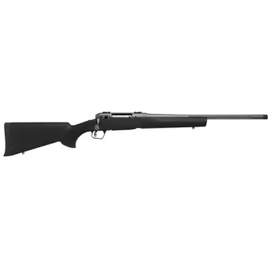 Savage Arms 58280 110 Trail Hunter Lite Full Size 450 Bushmaster 3+1 20" Fluted/Threaded Barrel, Drilled & Tapped Steel Receiver, Black Fixed Synthetic Stock