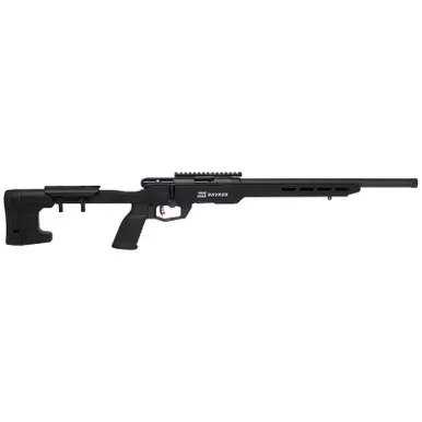 Savage Arms 70848 B Series Precision Full Size 17 HMR 10+1 18" Black Heavy Threaded Barrel, Matte Black Picatinny Rail Carbon Steel Receiver, Matte Black Aluminum MDT ACC Chassis, Black Polymer Grips