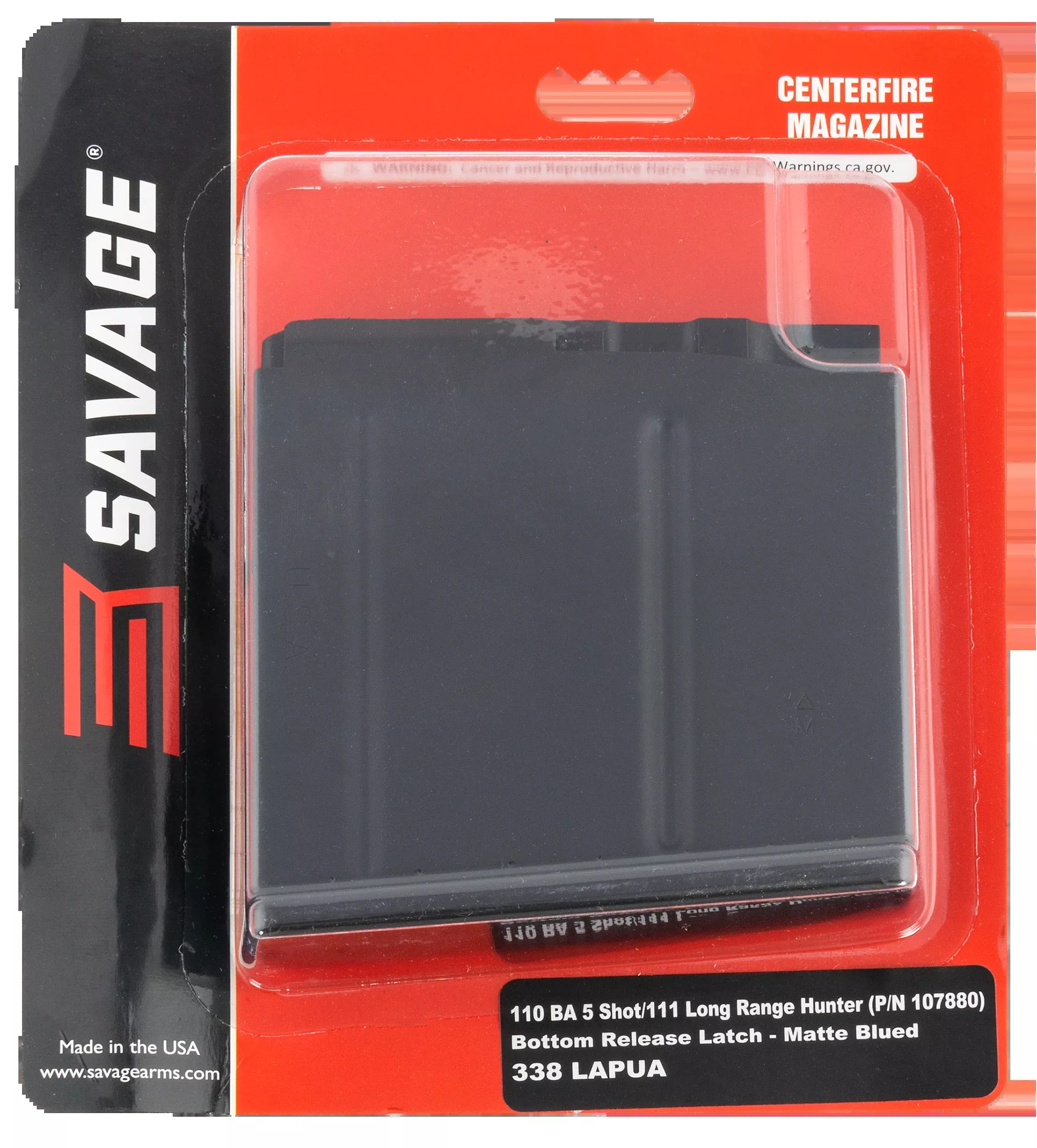 Savage Magazine 110ba-fcp/111 - Lrh .338lapua 5rd Matte<
